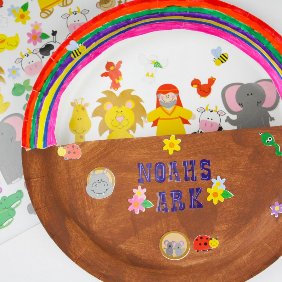 Paper Plate Noah's Ark Craft | Fun365